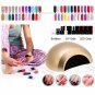 48W LED Light Lamp UV Nail Art Dryer Curing CCFL Gel Gelish Timer Acrylic Polish