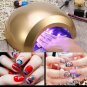 48W LED Light Lamp UV Nail Art Dryer Curing CCFL Gel Gelish Timer Acrylic Polish