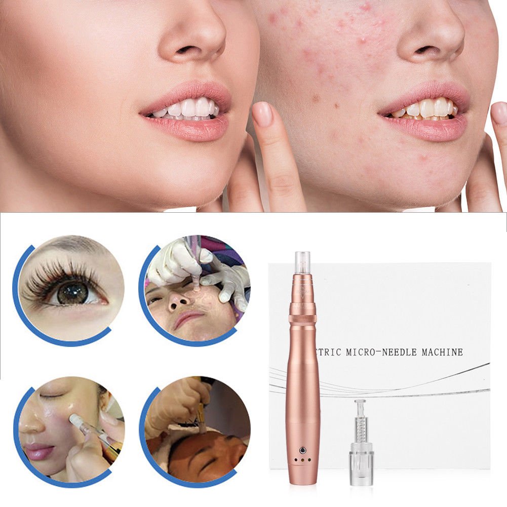 Anti Aging Skin Therapy Wands Electric Derma Pen Stamp Auto Micro Needle Roller