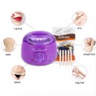 Wax Warmer Heater Machine + 300g Waxing Beans + 5pcs Hair Removal Sticks Set