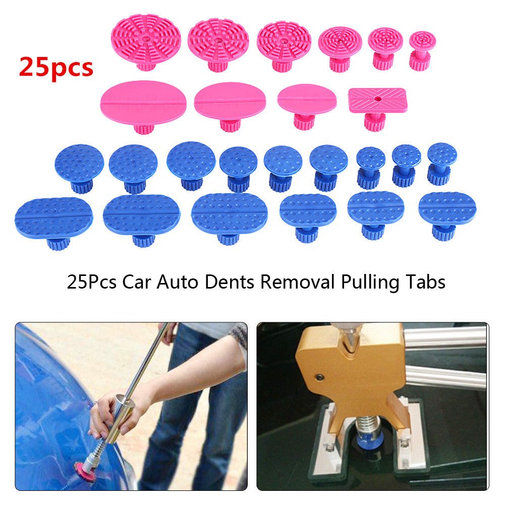 Car Vehicle Hail Removal Glue Puller Tabs PDR Paintless Dent Repair Lifter Tool