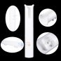 White Boat Plastic Rod Holder 1 Tube Fishing Plastic Rod Holder Rack Durable