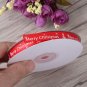 25yards 10mm Red Satin Ribbon Gift Wrapping Merry Christmas Craft Decor DIY coi