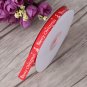 25yards 10mm Red Satin Ribbon Gift Wrapping Merry Christmas Craft Decor DIY coi