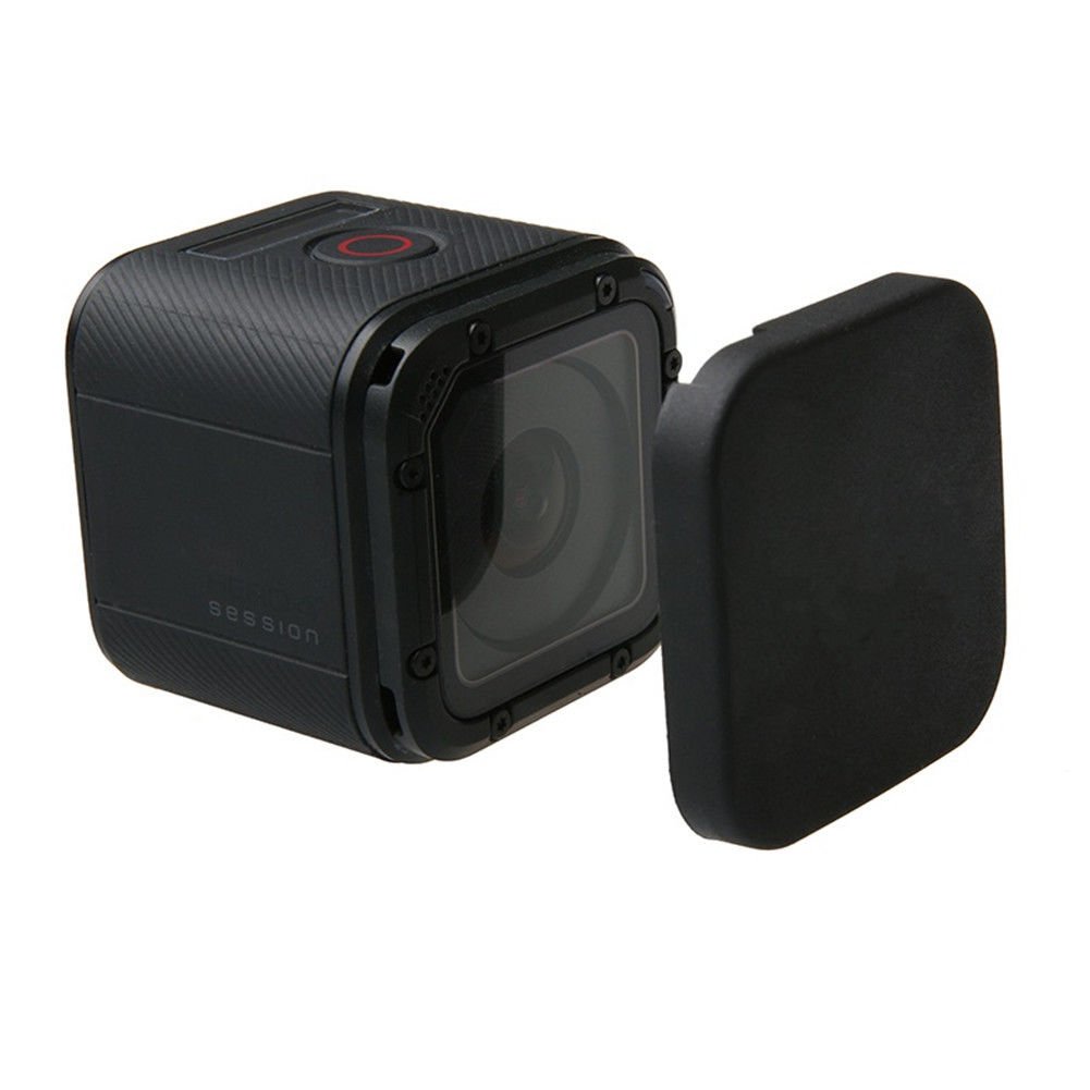 Black Scratch-Resistant Lens Cap Cover For GoPro Hero 4 Session HD Camera