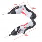 EU 4.8v Cordless Reversible Electric Screwdriver Drills Kit Rechargeable 45pcs