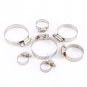 10Pcs Stainless Steel Cross Screw Drive Hose Clamp Fuel Line Worm Clip 10-51mm