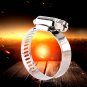 10Pcs Stainless Steel Cross Screw Drive Hose Clamp Fuel Line Worm Clip 10-51mm