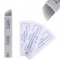 10/50/100Pcs 12 Pins Permanent Makeup Eyebrow Tattoo Microblading Blades Needles