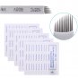 10/50/100Pcs 12 Pins Permanent Makeup Eyebrow Tattoo Microblading Blades Needles