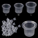 1000pcs Ink Cup Permanent Eyelash Eyebrow Makeup Tool Holder Tattoo Supplies