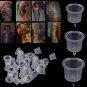 1000pcs Ink Cup Permanent Eyelash Eyebrow Makeup Tool Holder Tattoo Supplies
