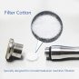 100pcs 50mm COTTON FILTER For MICRODERMABRASION DIAMOND DERMABRASI​ON MACHINE