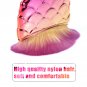 Fish Tail Makeup Brush Powder Foundation Contouring Blusher Cosmetic MZ