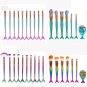 10/7x Professional Cosmetic Makeup Brush Set Eyeshadow Foundation Blush Brushes