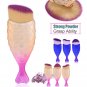 Flat Round Oblique Fishtail Blush Powder Fish Makeup Brushes Tool