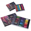 Kit 6/24/36 Colors Non-toxic Temporary Hair Color Chalk Pastels Salon DIY LY