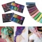 Kit 6/24/36 Colors Non-toxic Temporary Hair Color Chalk Pastels Salon DIY LY