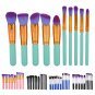 10Pcs Professional Cosmetic Makeup Brush Set Powder Eyeshadow Foundation Blushes