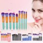 10Pcs Professional Cosmetic Makeup Brush Set Powder Eyeshadow Foundation Blushes