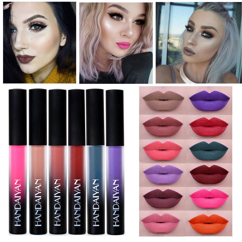 Beauty Waterproof Long Lasting Liquid Lip Pencil Matte Lipstick Makeup Lip Gloss