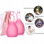 2Size Reusable Silicone Lady Feminine Soft Menstrual Period Leak Free Safety Cup