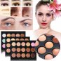 Face Highlighter Powder Palette Makeup Cosmetic Contour Concealer Foundation Set