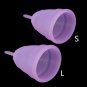 3 Colors Reusable Silicone Female Leakproof Menstrual Cup Menstruation Health