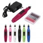 Nail Electric Art Drill File Machine Manicure Set Grinding Polishing Tool +Bits