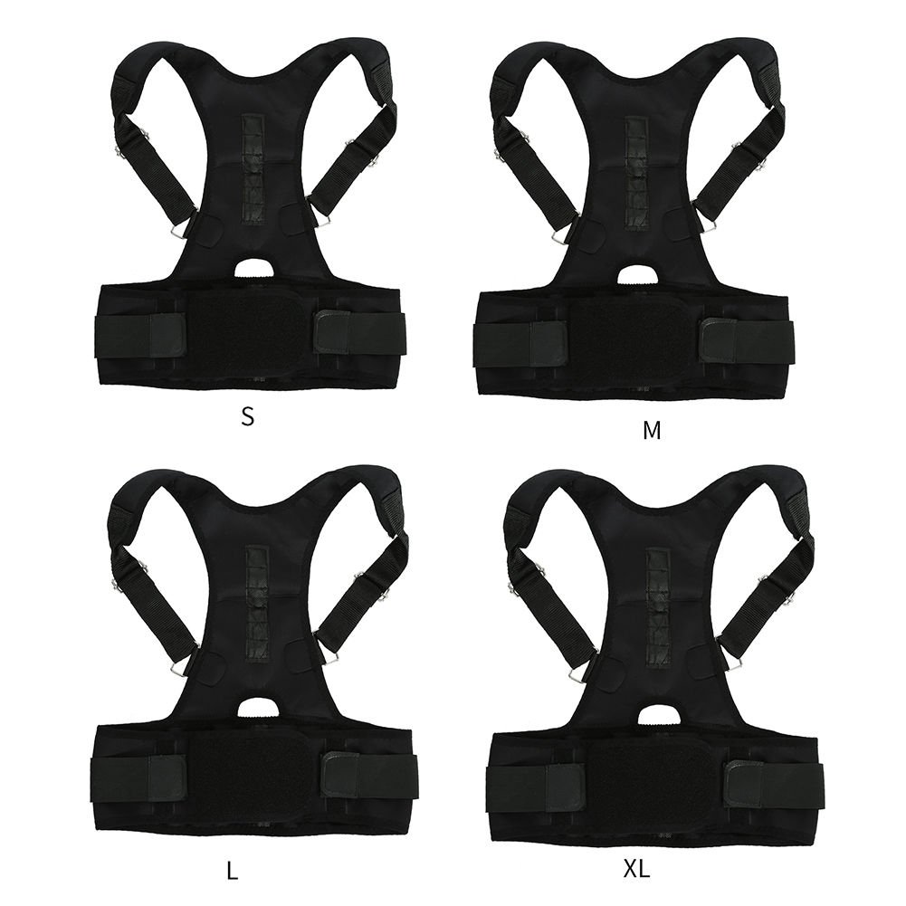 Magnetic Therapy Posture Corrector Body Back Pain Belt Brace Shoulder Support