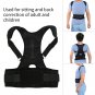 Magnetic Therapy Posture Corrector Body Back Pain Belt Brace Shoulder Support