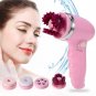 4 in 1 Multifunction Electric Face Facial Cleansing Brush Skin Massage