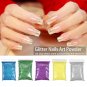 100g Nail Art Glitter Powder Holographic Laser Sequins Pigment Manicure DIY