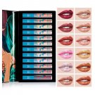 Women Matte Metallic Lip Gloss Waterproof Non-stick Cup Lipgloss Liquid Lipstick