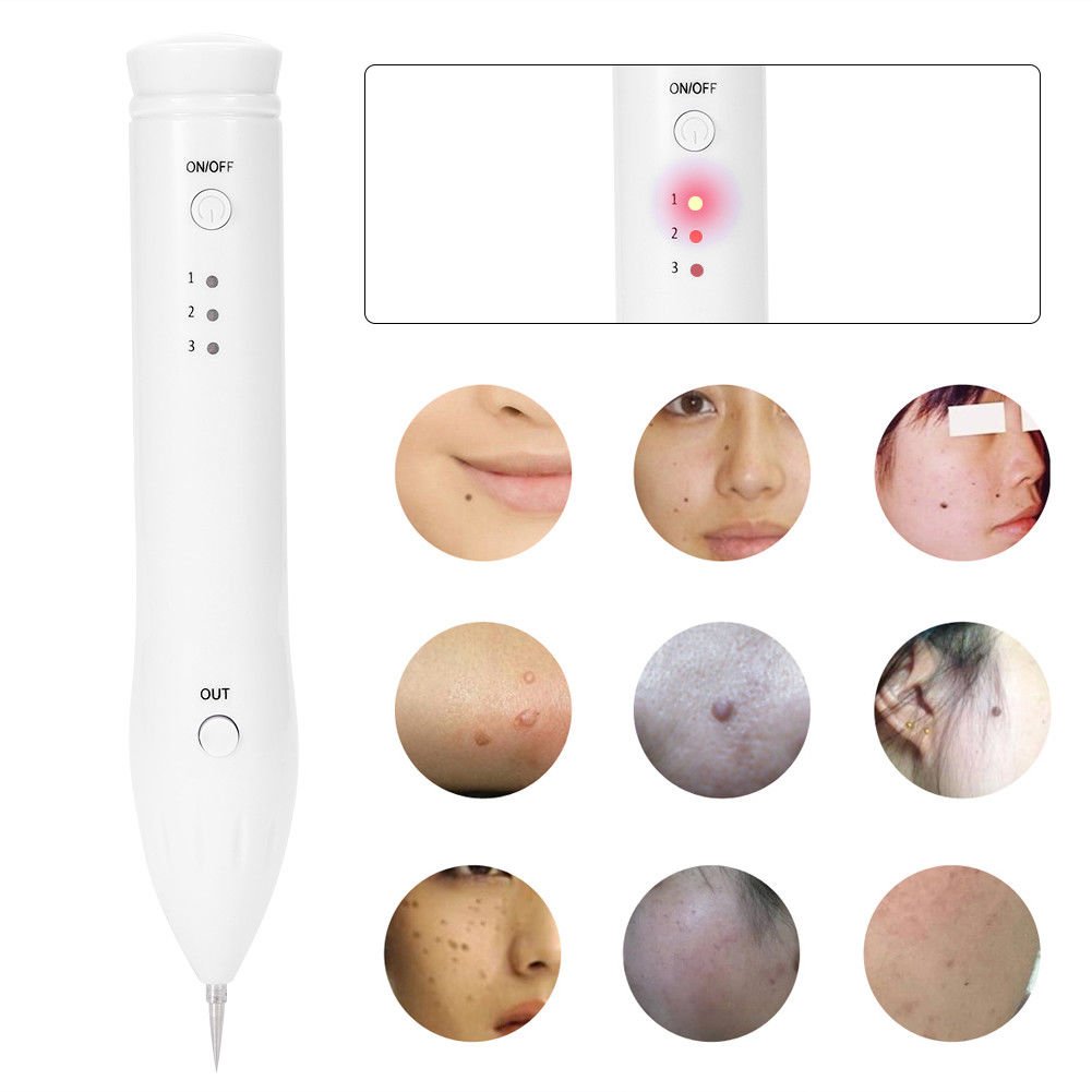 Face Skin Dark Spot Freckle Remover Pen Laser Mole Tattoo Removal Machine Device