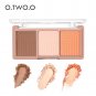 12Color Highlighter Face Powder Contour Kit Concealer Palette Bronzer Makeup Set