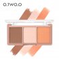 12Color Highlighter Face Powder Contour Kit Concealer Palette Bronzer Makeup Set