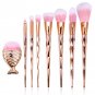 Pro 8PCS Glitter Rose Gold Makeup Brushes Set Powder Concealer Cosmetic Kit