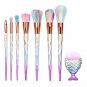 Pro 8PCS Glitter Rose Gold Makeup Brushes Set Powder Concealer Cosmetic Kit
