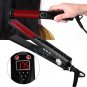 Hot Electric Hair Straighte ner Comb LCD Iron Ceramic Tourmaline Curler Tool 70W