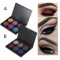 Shimmer Eye Shadow Eyeshadow Palette & Liquid Lipstick Makeup Powder Lasting LY