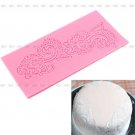 NEW Silicone Lace Mold Sugar Craft Fondant Mat Cake Mould Baking Tool Decorating