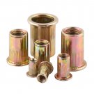 20/100pcs M3-M12 Flat Head Metric Threaded Blind Rivet Nut Insert Rivnut Nutsert