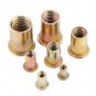 20/100pcs M3-M12 Flat Head Metric Threaded Blind Rivet Nut Insert Rivnut Nutsert