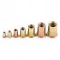 20/100pcs M3-M12 Flat Head Metric Threaded Blind Rivet Nut Insert Rivnut Nutsert
