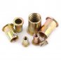 20/100pcs M3-M12 Flat Head Metric Threaded Blind Rivet Nut Insert Rivnut Nutsert