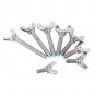 M5/M6/M8 Stainless Steel Wing Bolts Wingbolts Nut Butterfly Screw DIN316 10-40mm