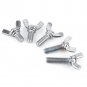 M5/M6/M8 Stainless Steel Wing Bolts Wingbolts Nut Butterfly Screw DIN316 10-40mm