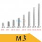 50pcs SS304 M2.5 M3 M4 Countersunk Flat Head Torx Drive Machine Screw Bolt A2-70