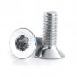 50pcs SS304 M2.5 M3 M4 Countersunk Flat Head Torx Drive Machine Screw Bolt A2-70